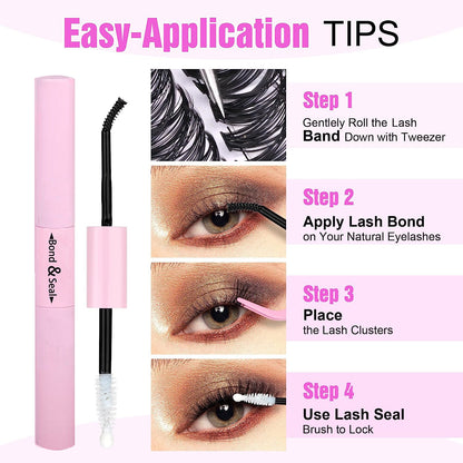 LashAmore™ 30D40D Cluster Lash Kit