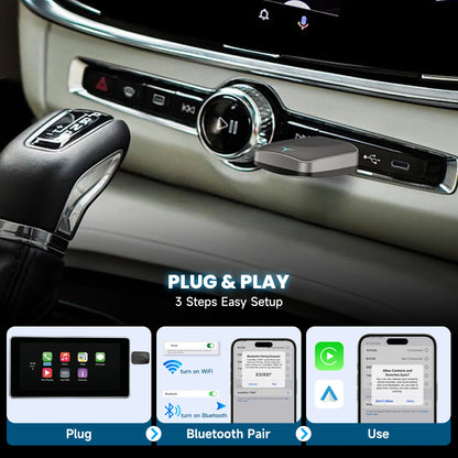 AutoLink™ - Wireless CarPlay Adapter & Android Auto Wireless Adapter Plug & Play